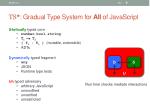 ts gradual type system for all of javascript