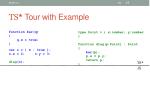 ts tour with example
