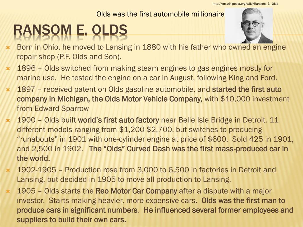 PPT Birth of the motor city PowerPoint Presentation, free download