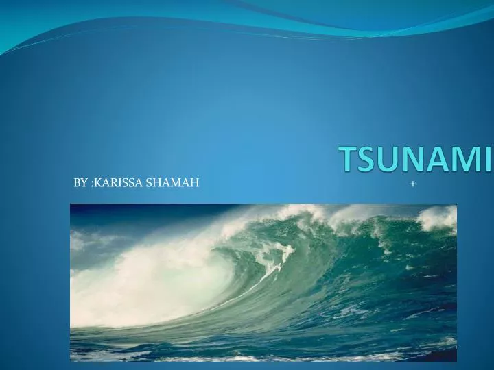 powerpoint presentation on tsunami free download
