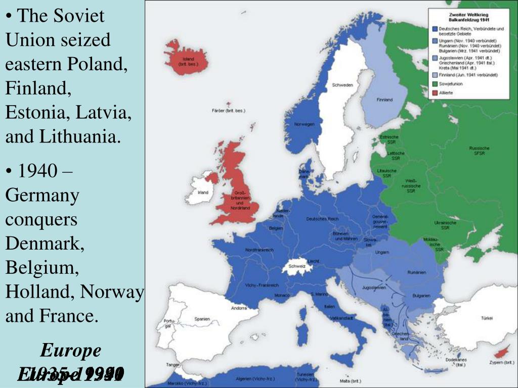 Выделите цветом территории германии и ее союзников. Карта Европы к июню 1941 года. Карта Европы 1939-1941. Карта Европы 22 июня 1941.
