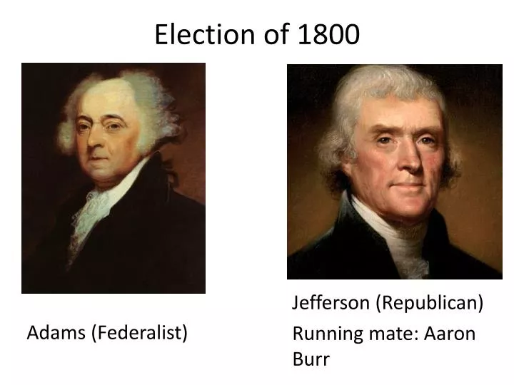 election of 1800 n.