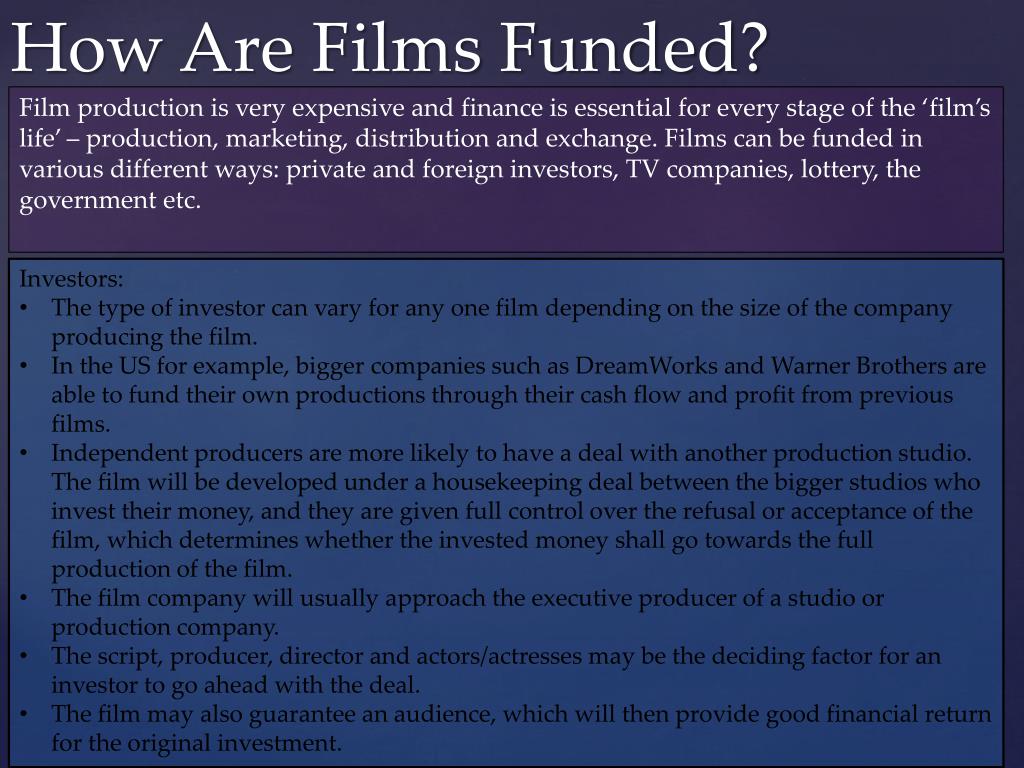 PPT The Film Industry Research PowerPoint Presentation, free download ID2081060