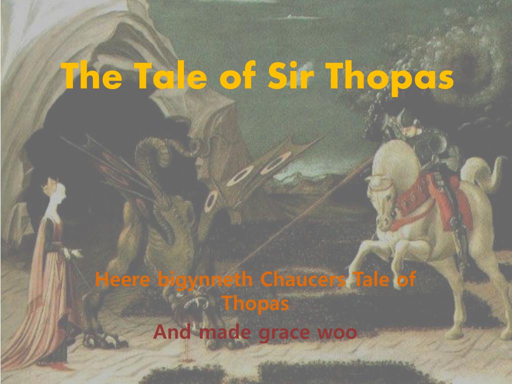 tale of sir thopas