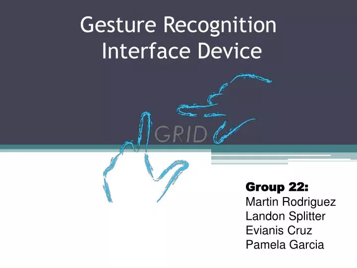 gesture recognition interface device n.