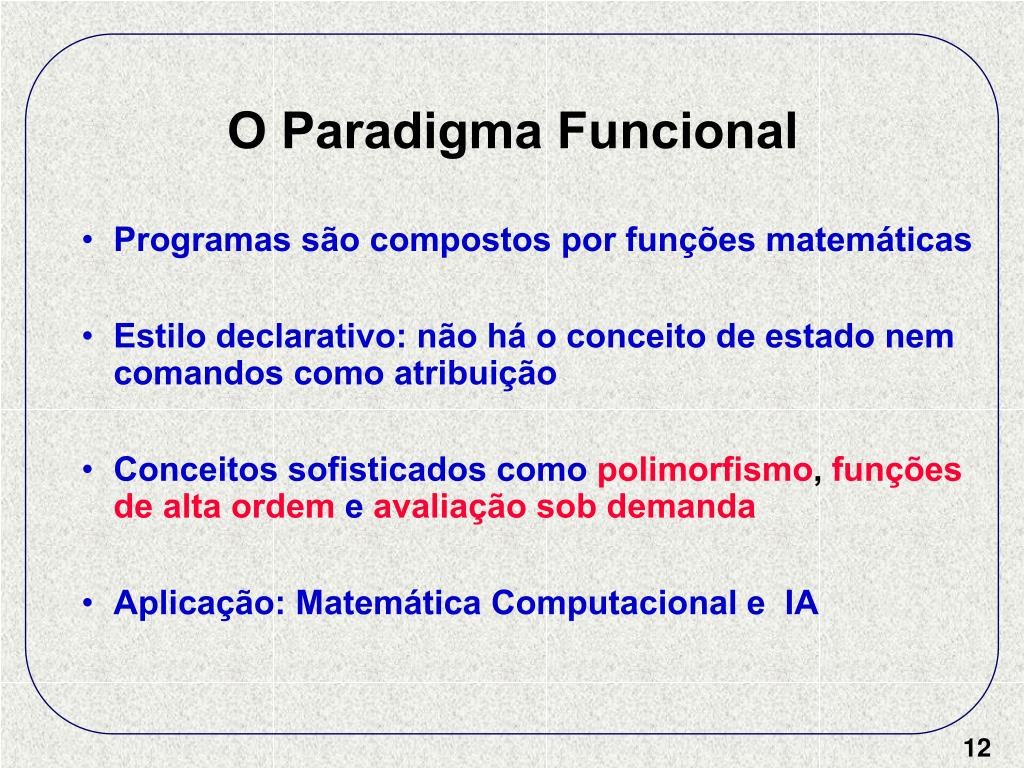 PPT - Paradigmas E Técnicas De Programação PowerPoint Presentation ...