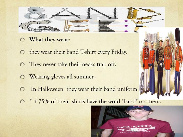 PPT Stereotype Band Geek PowerPoint Presentation ID2081909