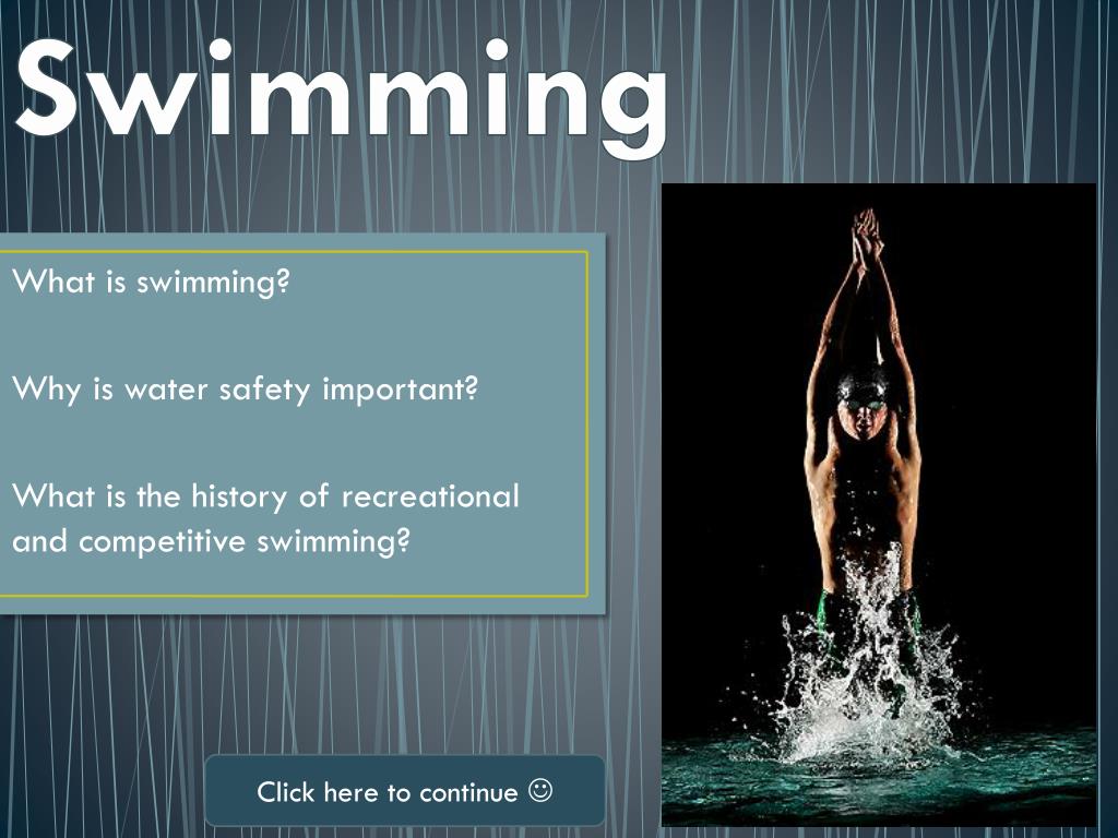 powerpoint presentation about swimming