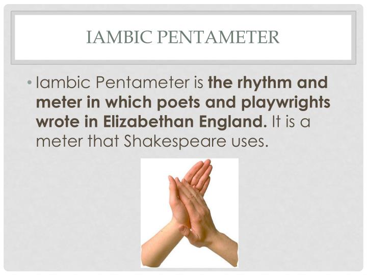 is iambic pentameter a sonnet is iambic pentameter a sonnet