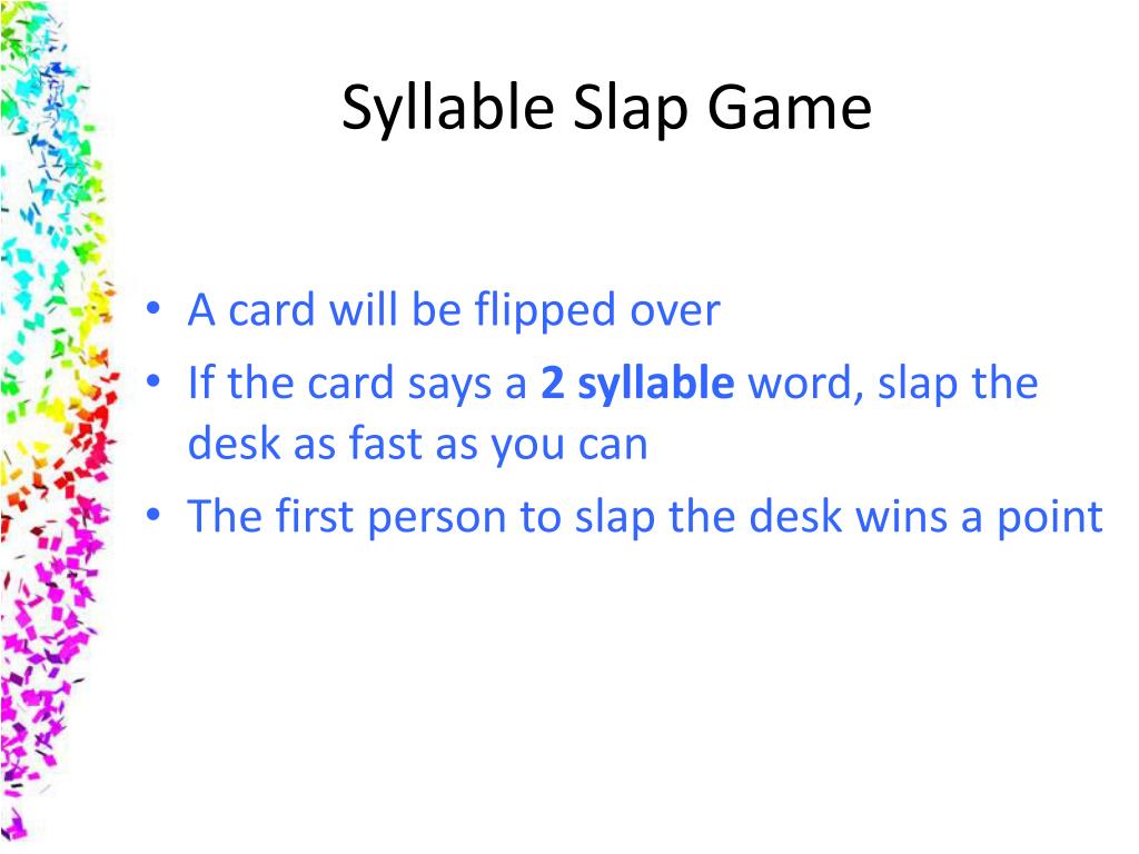 Syllables Flips