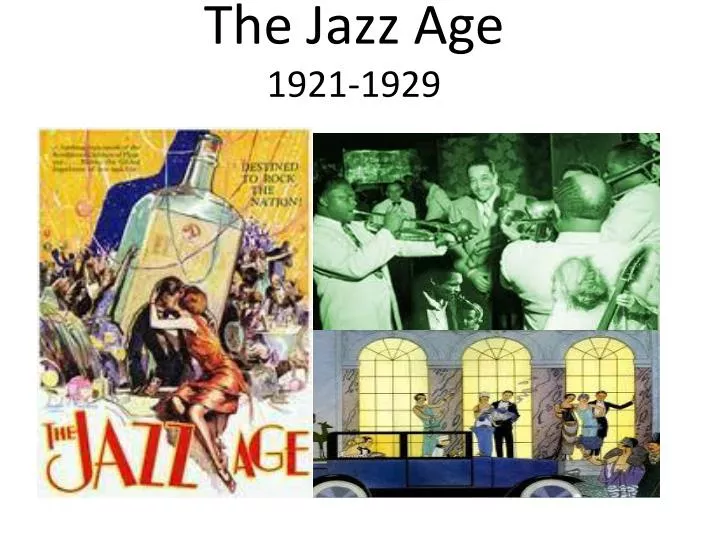 the jazz age the jazz age