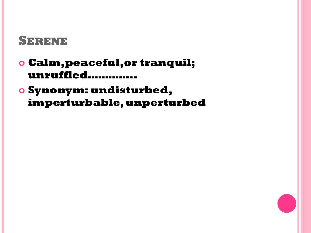 sentence word undisturbed sentence word undisturbed