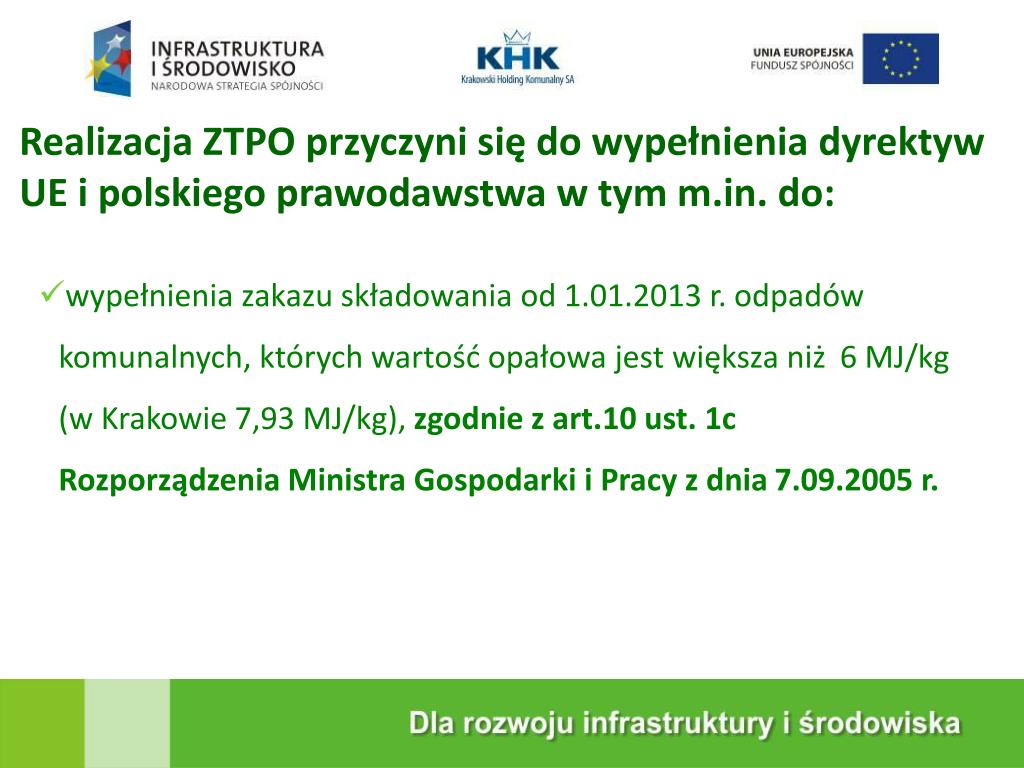 PPT - KRAKOWSKA EKOSPALARNIA PowerPoint Presentation, free download -  ID:2084749