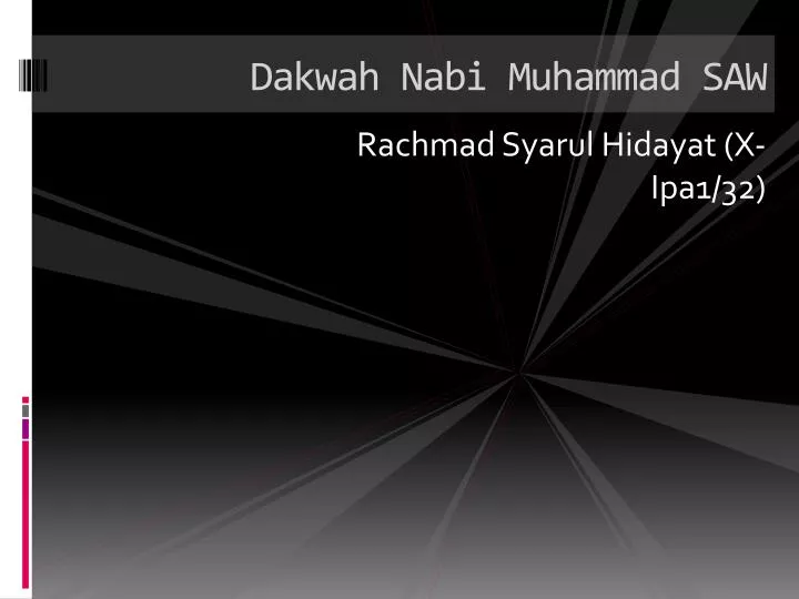 PPT - Dakwah Nabi Muhammad SAW PowerPoint Presentation, free download