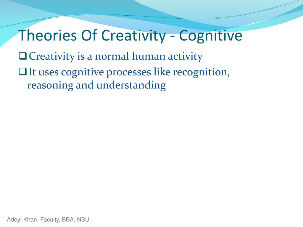 PPT Chapter 3 Theories of Creativity and the CPS Process