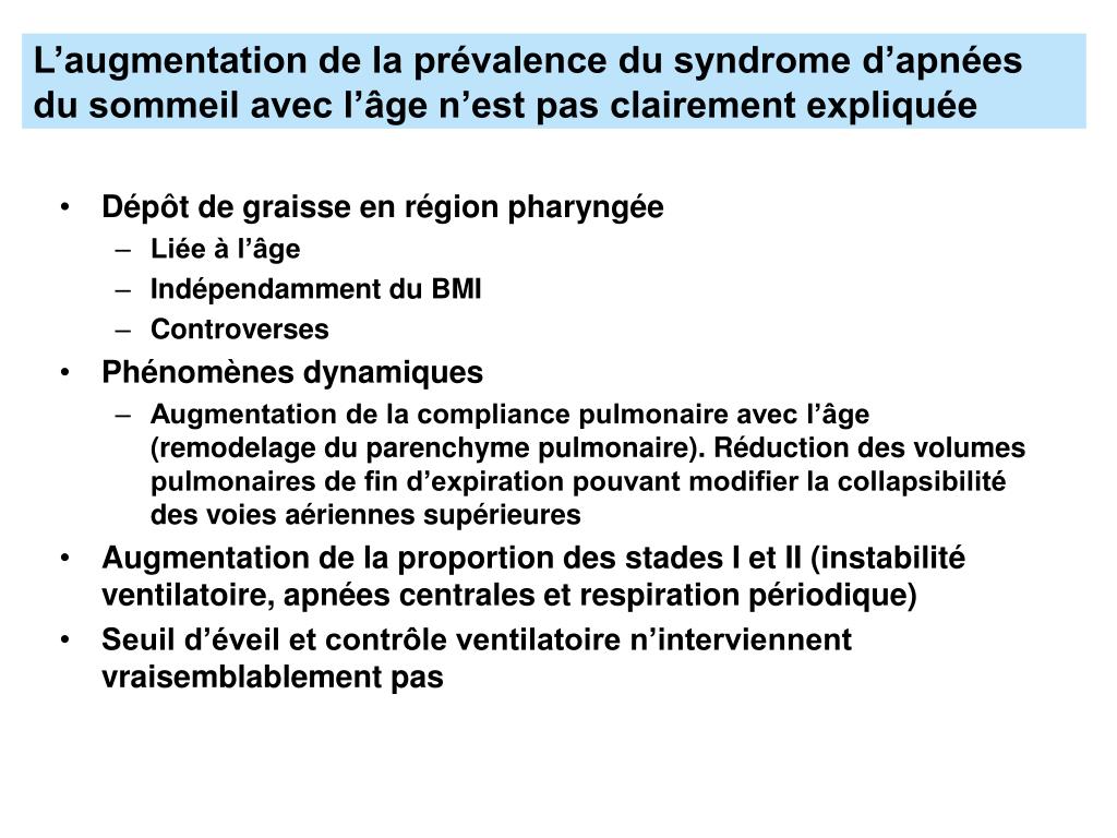 PPT - Syndrome d’apnées du sommeil chez le sujet âgé PowerPoint ...