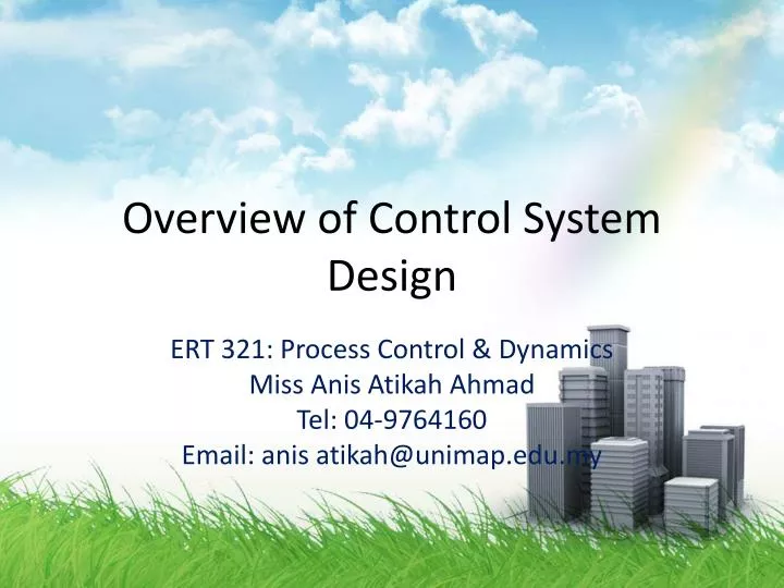 PPT Overview of Control System Design PowerPoint Presentation, free download ID2086376