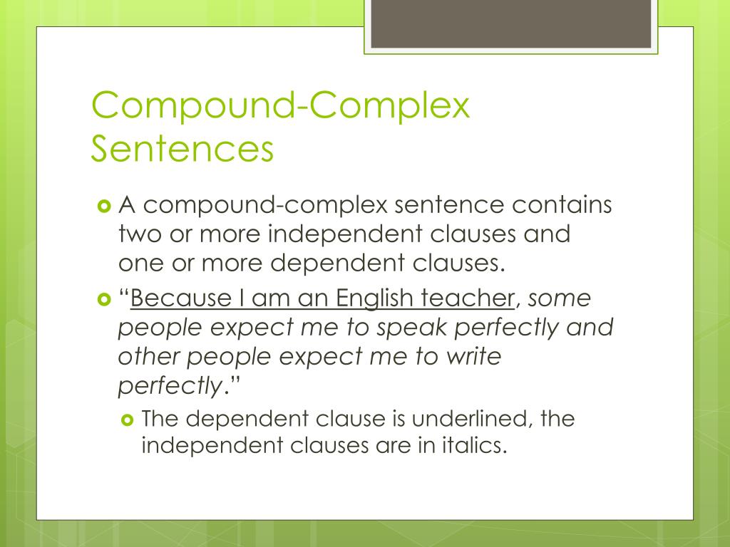 PPT - Sentence Types PowerPoint Presentation, free download - ID:2087083