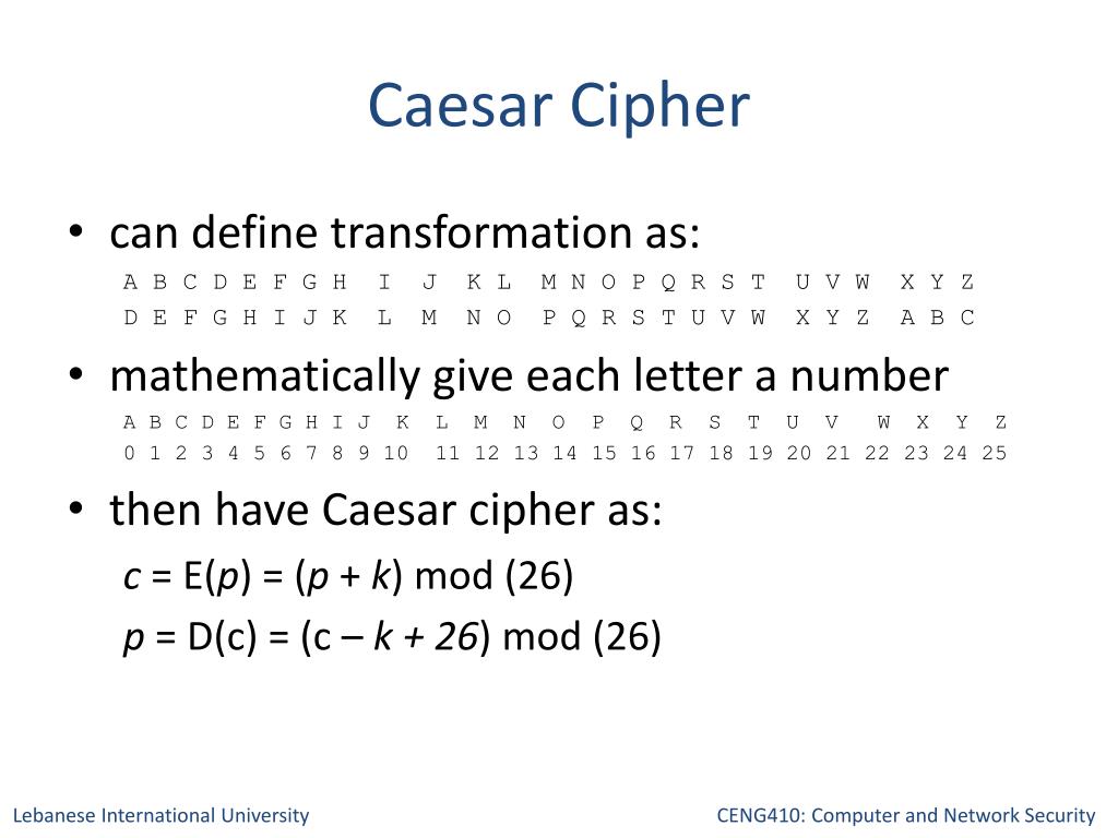 PPT - Cryptography Classical Ciphers PowerPoint Presentation, free ...