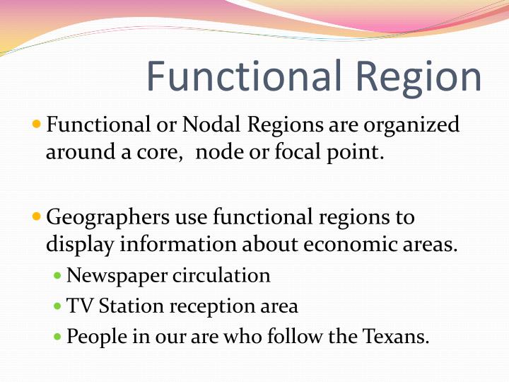 Definition of functional region