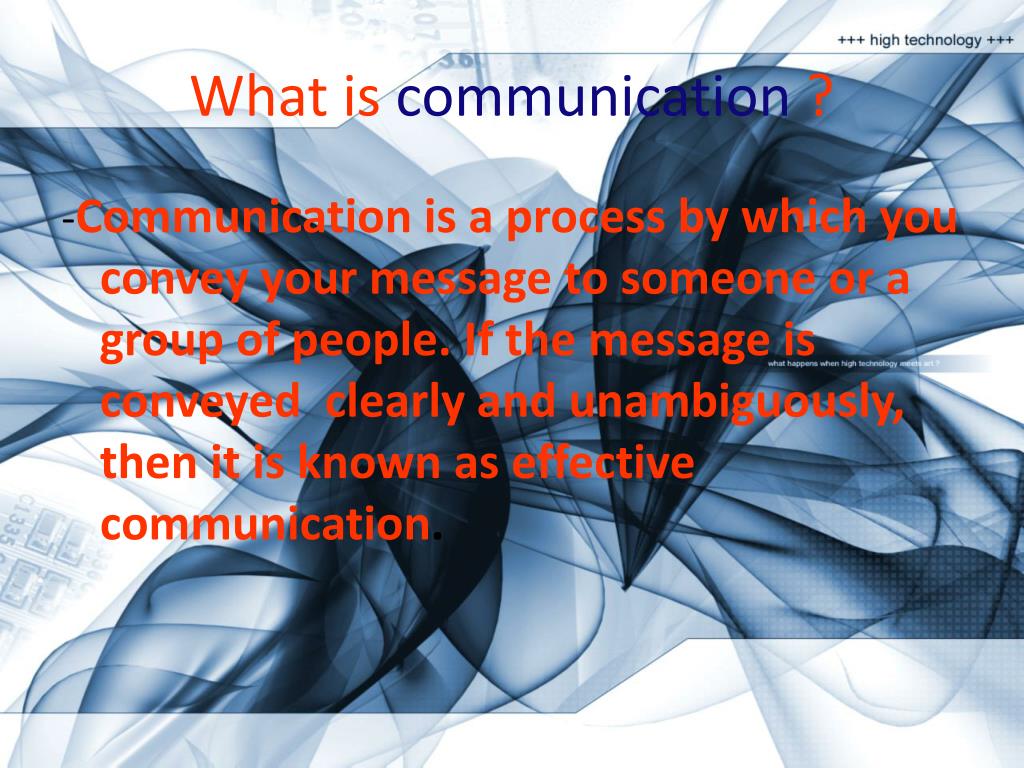 communication in educational management ppt