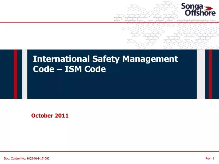 international safety management code ism code n.