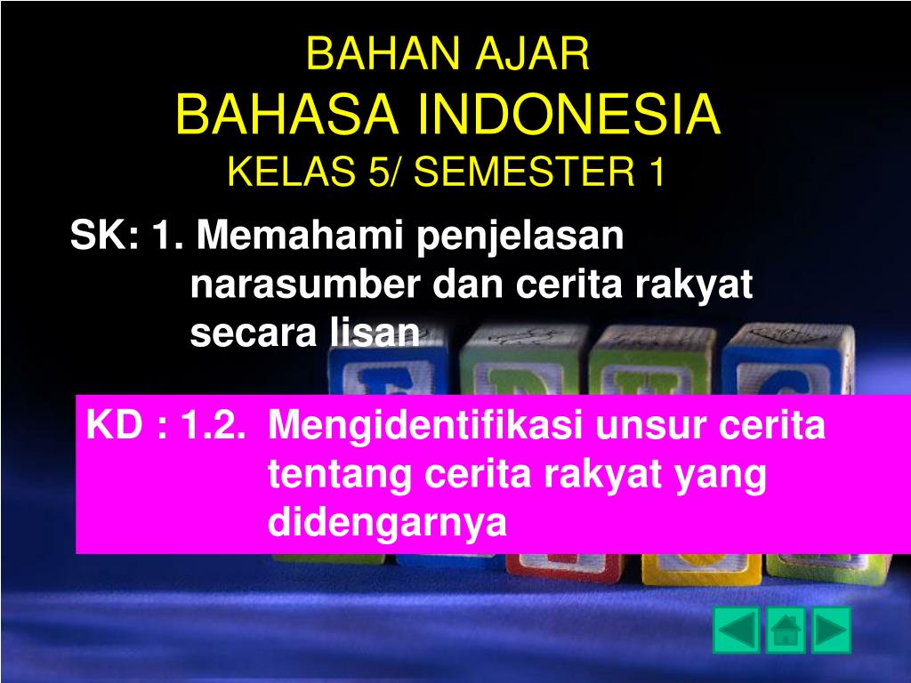 Materi Ajar Bahasa Indonesia Kelas V Sd Guru Paud