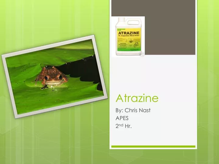 PPT Atrazine PowerPoint Presentation, free download ID2089777