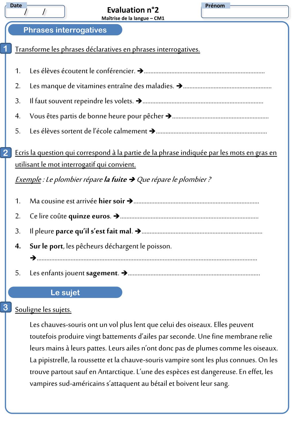 La Phrase Interrogative Exercices Pdf Cm2 PPT - Phrases interrogatives PowerPoint Presentation, free download