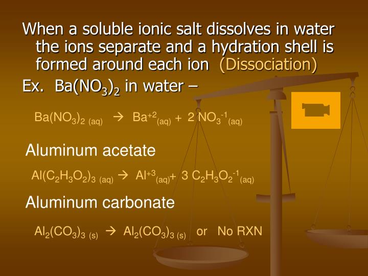 PPT Reactions in Aqueous Solutions, Predicting Products