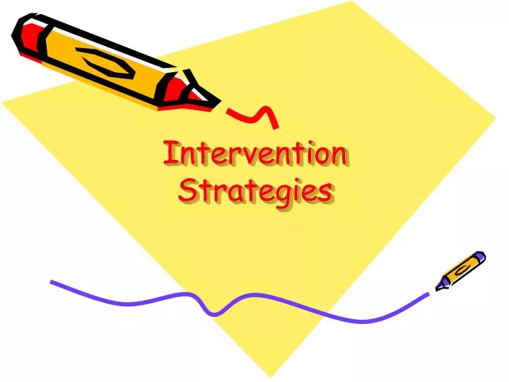 intervention strategies n.