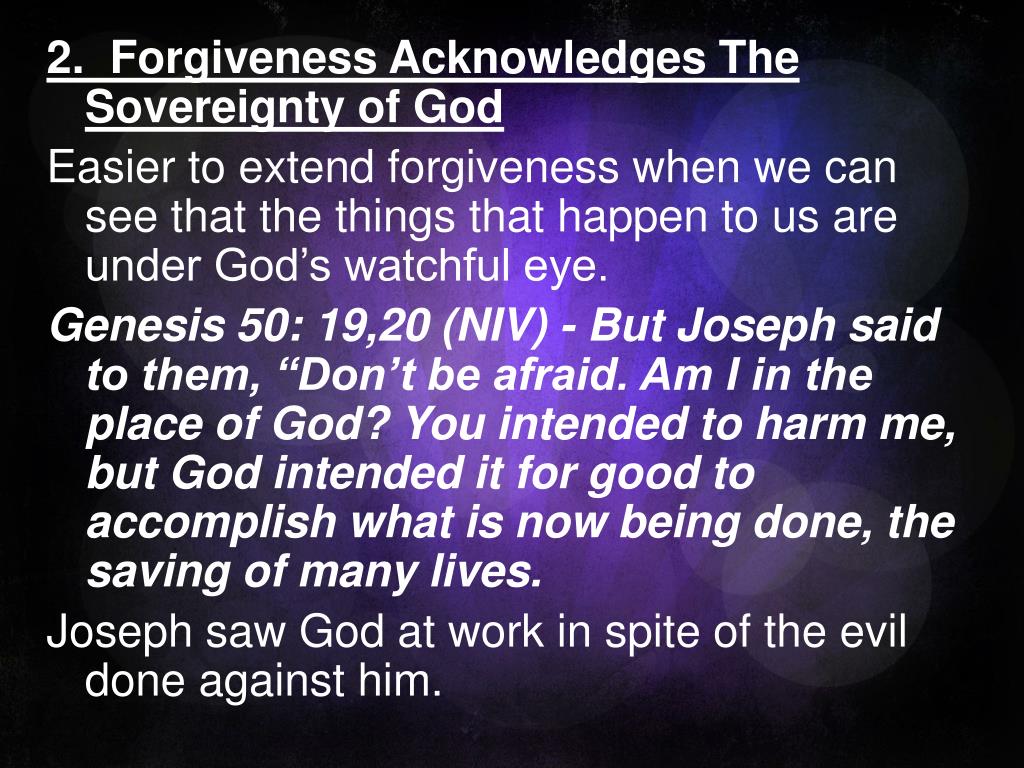 PPT - Joseph – A Theology of Grace and Forgiveness Genesis 50:15-21 ...