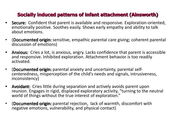 Ppt attachment and attachment styles powerpoint presentation id 2091285