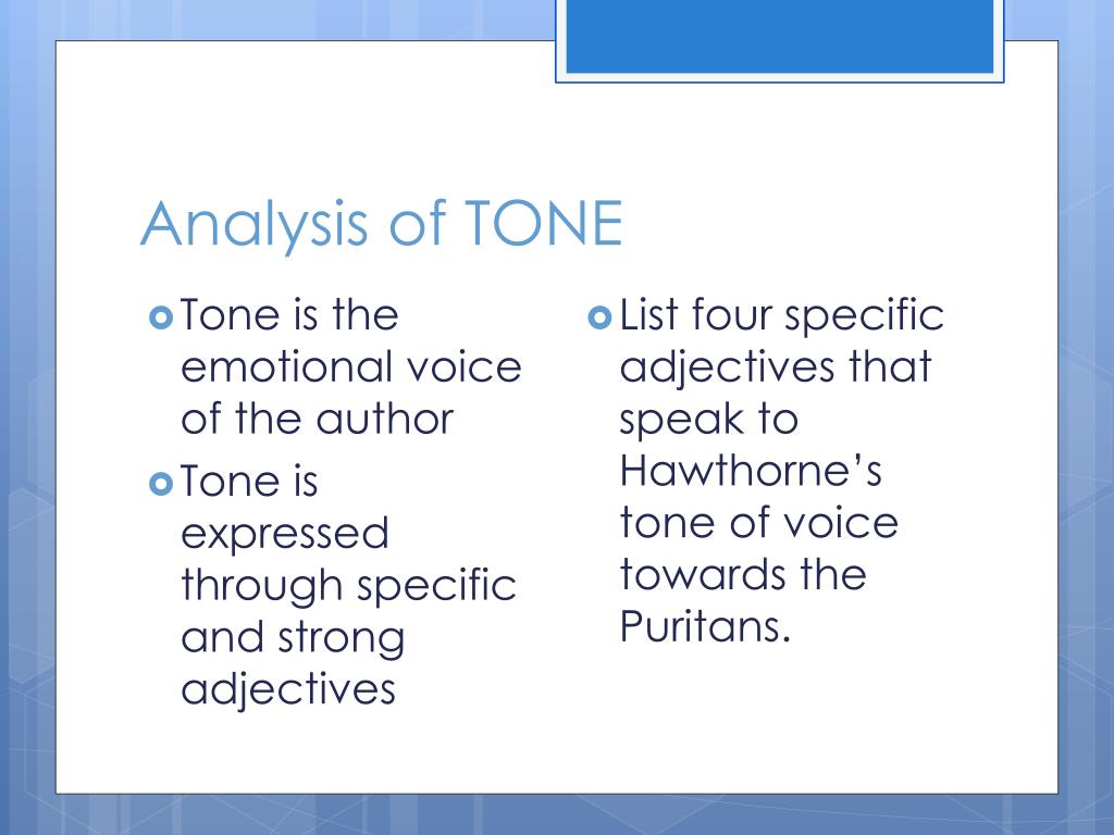 tone analysis essay example