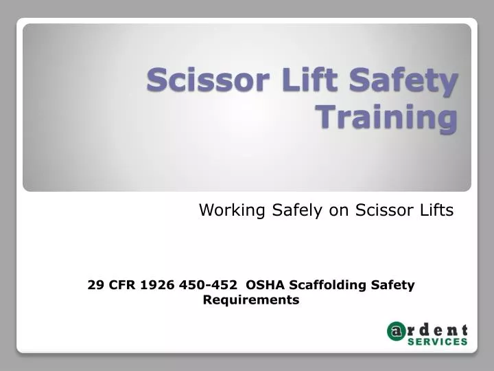 PPT - Scissor Lift Safety Training PowerPoint Presentation, free
