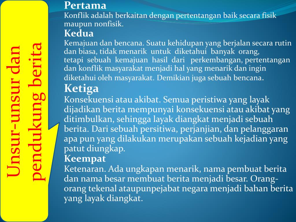 Apakah Semua Peristiwa Dapat Atau Layak Untuk Dijadikan Sebuah Berita PPT - BAHAN AJAR BAHASA INDONESIA KELAS X SMA SEMESTER GASAL PowerPoint