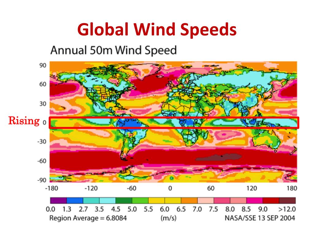 PPT - WIND AND OCEAN CIRCULATION Continent/ Ocean contrasts Land/Sea ...