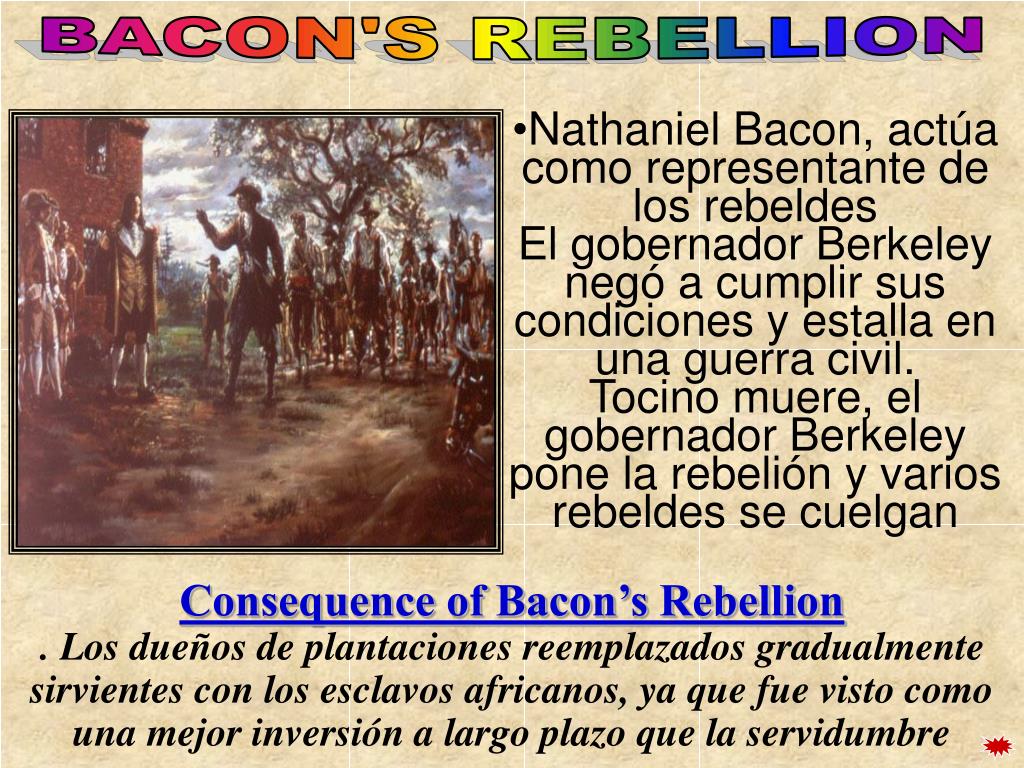 PPT - Bacon's Rebellion ( 1676 - 1677) PowerPoint Presentation