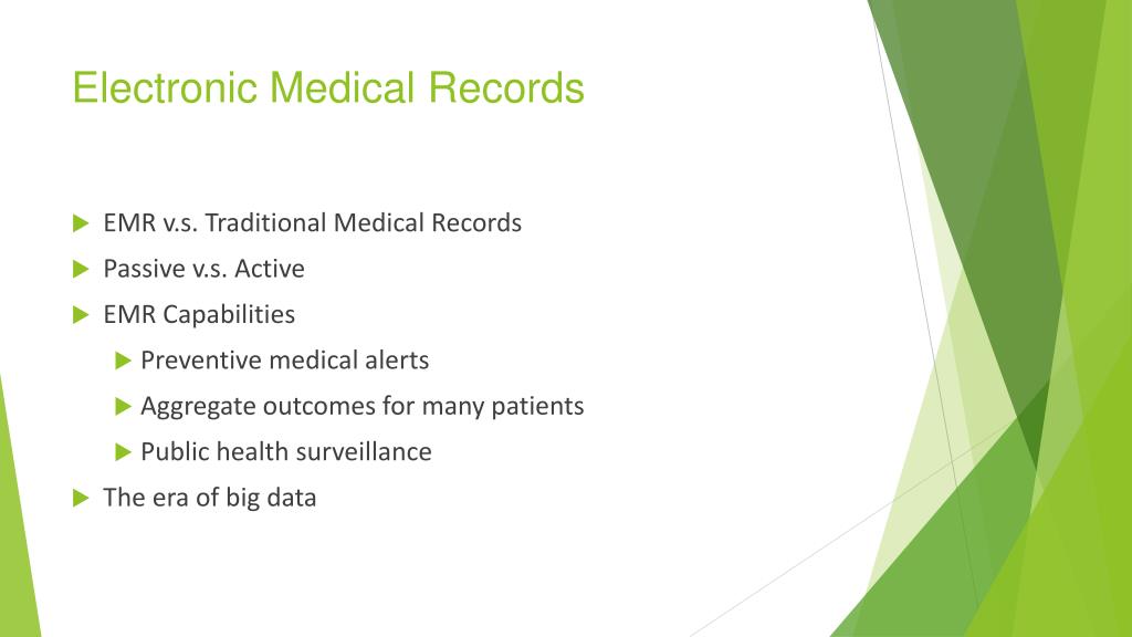 PPT - Electronic Medical Records as a Tool in Clinical Pharmacology ...