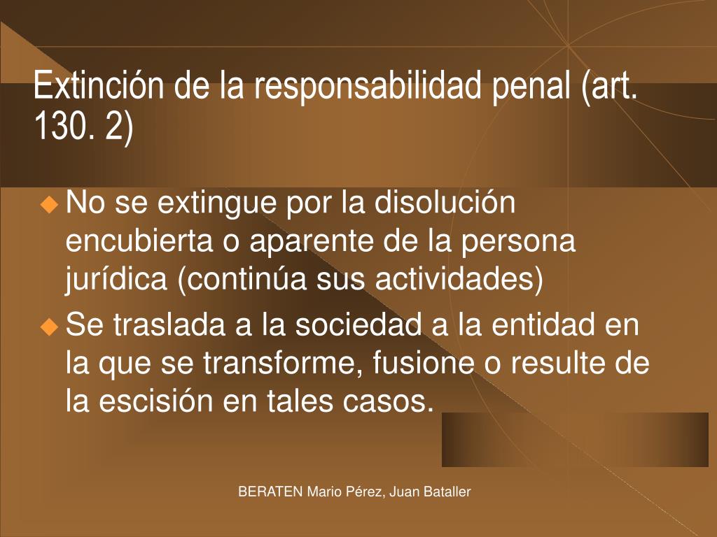 PPT - LA RESPONSABILIDAD PENAL Y CIVIL DE LOS ADMINISTRADORES ...