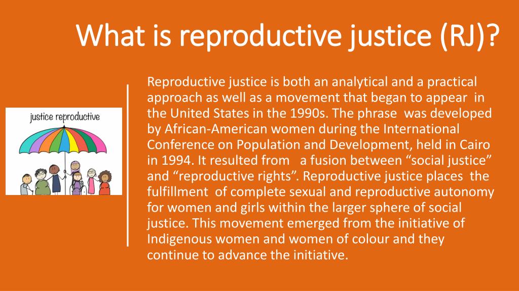 thesis on reproductive justice