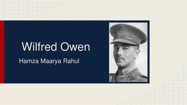 how does wilfred owen create futility Owen appears to have known him and something of his background and he ponders nature's power to create life, setting it against the futility of extinction only five of his poems were published in wilfred owen's lifetime. how does wilfred owen create futility Owen appears to have known him and something of his background and he ponders nature's power to create life, setting it against the futility of extinction only five of his poems were published in wilfred owen's lifetime.