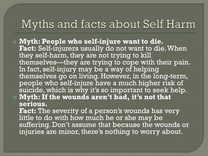 PPT - Self Harm PowerPoint Presentation - ID:2096212