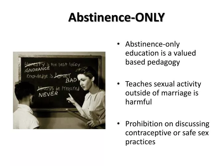 Ppt Abstinence Only Powerpoint Presentation Free Download Id2096287 