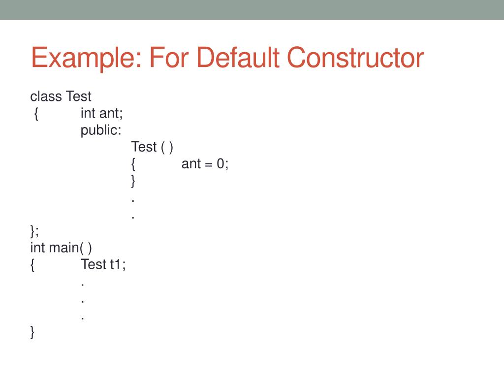 constructor default assignment