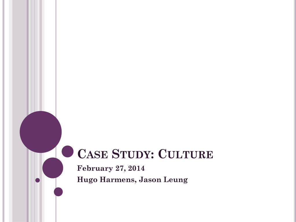 what is culture case study