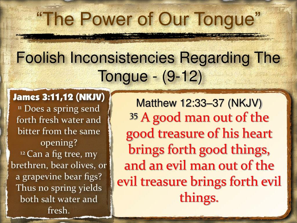 Ppt The Power Of Our Tongue James 3 1 12 Powerpoint Presentation Id Ppt The Power Of Our Tongue James 3 1 12 Powerpoint Presentation Id