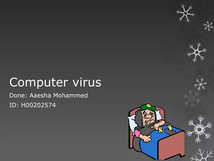computer virus presentation slides
