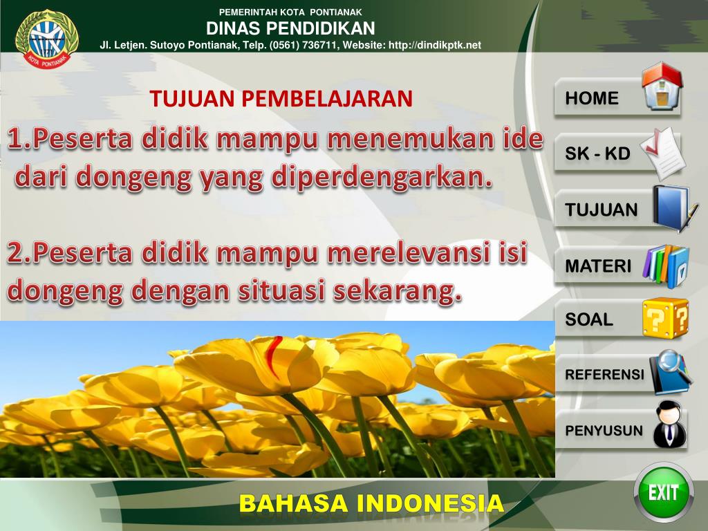 PPT - PEMERINTAH KOTA PONTIANAK DINAS PENDIDIKAN 