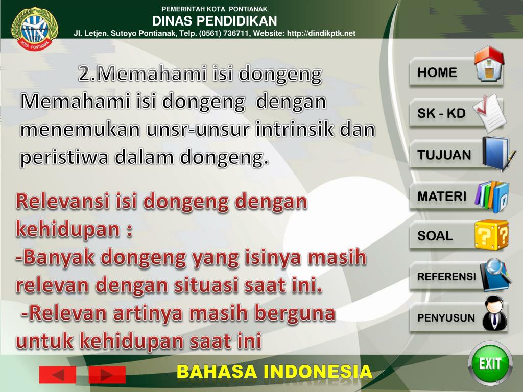 PPT - PEMERINTAH KOTA PONTIANAK DINAS PENDIDIKAN 